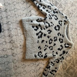 Leopard print sweater